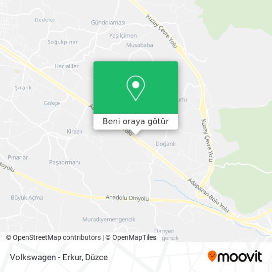 Volkswagen - Erkur harita
