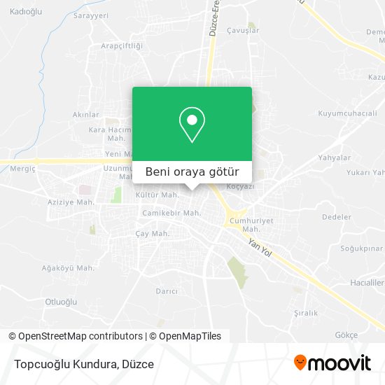 Topcuoğlu Kundura harita