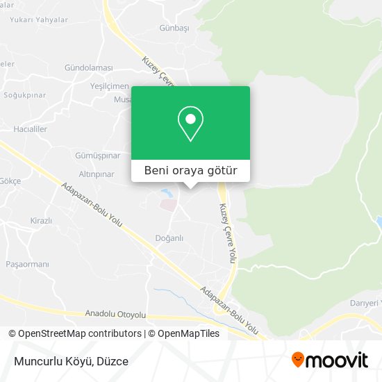 Muncurlu Köyü harita
