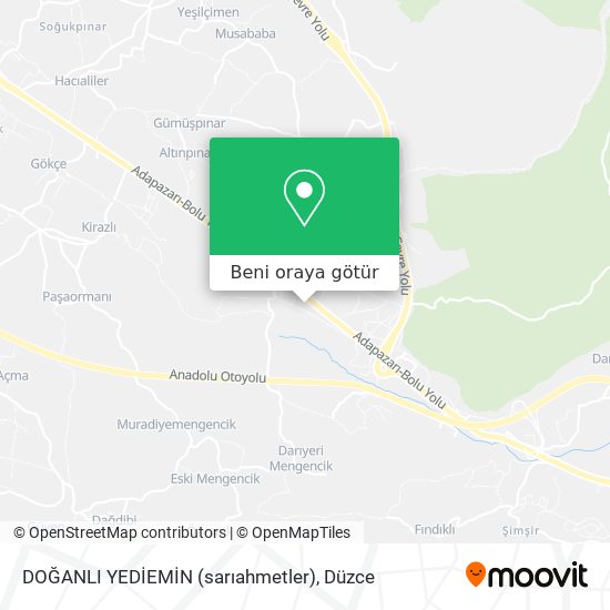 DOĞANLI YEDİEMİN (sarıahmetler) harita