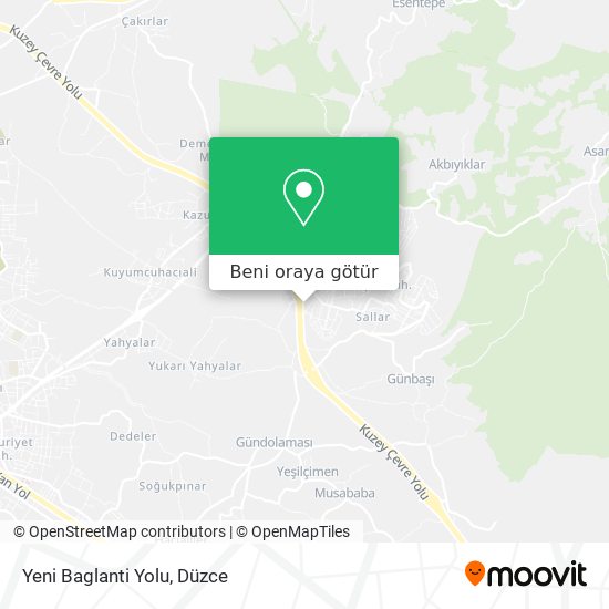 Yeni Baglanti Yolu harita