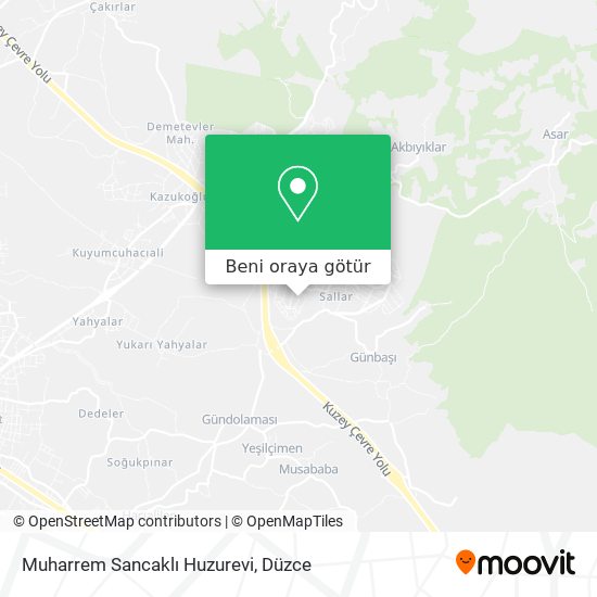 Muharrem Sancaklı Huzurevi harita