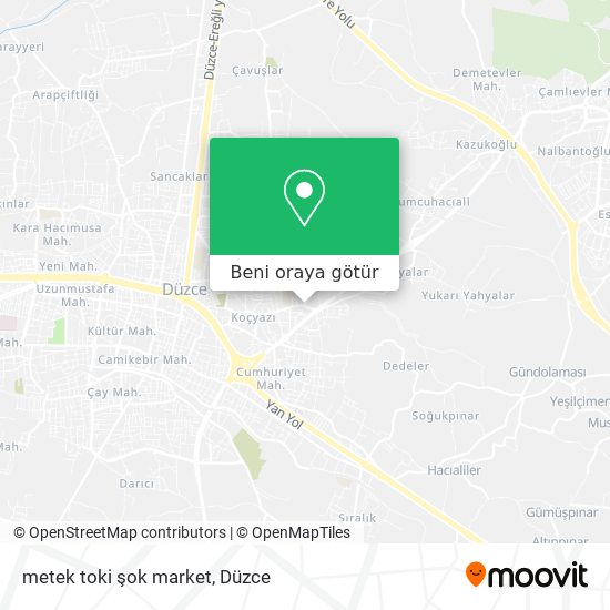metek toki şok market harita