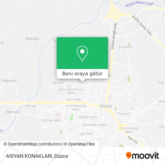 ASİYAN KONAKLARI harita