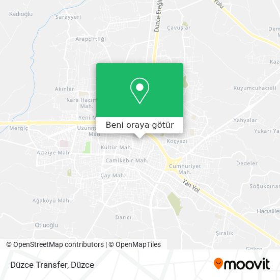 Düzce Transfer harita