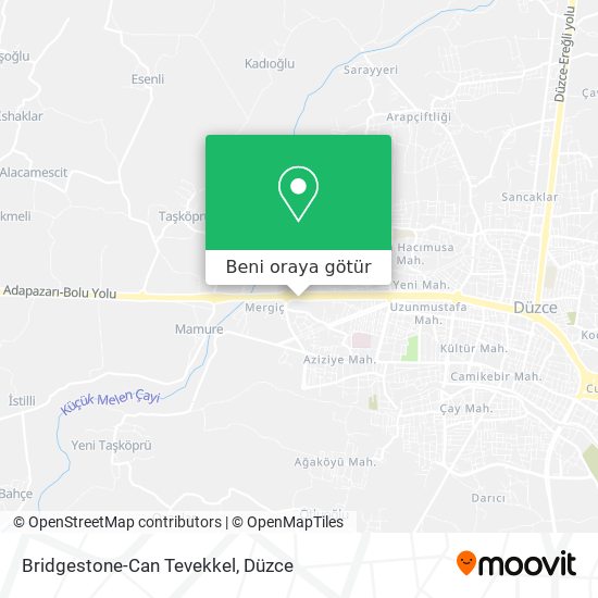 Bridgestone-Can Tevekkel harita