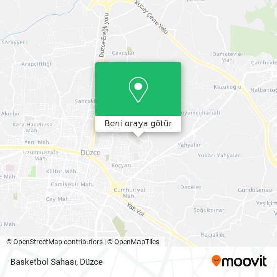 Basketbol Sahası harita