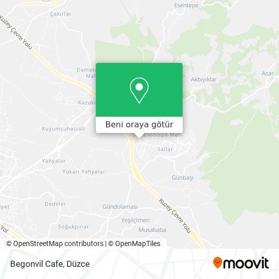 Begonvil Cafe harita