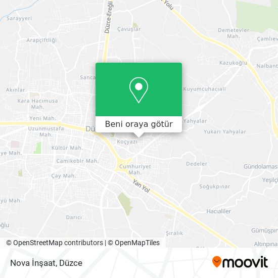 Nova İnşaat harita