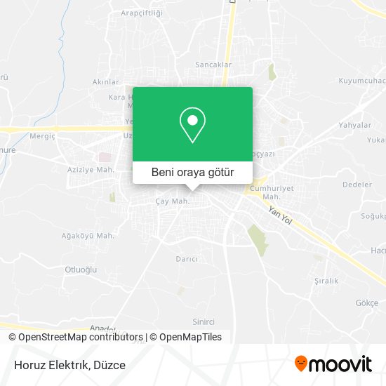 Horuz Elektrık harita