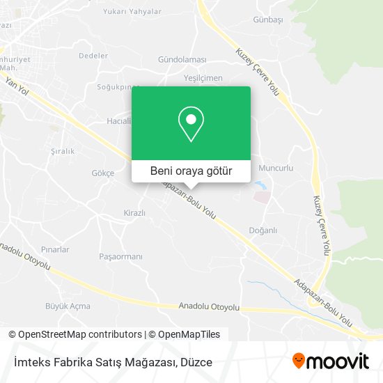 İmteks Fabrika Satış Mağazası harita