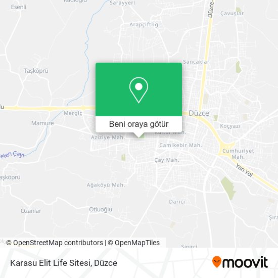 Karasu Elit Life Sitesi harita