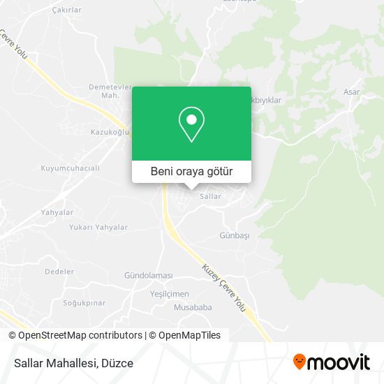 Sallar Mahallesi harita