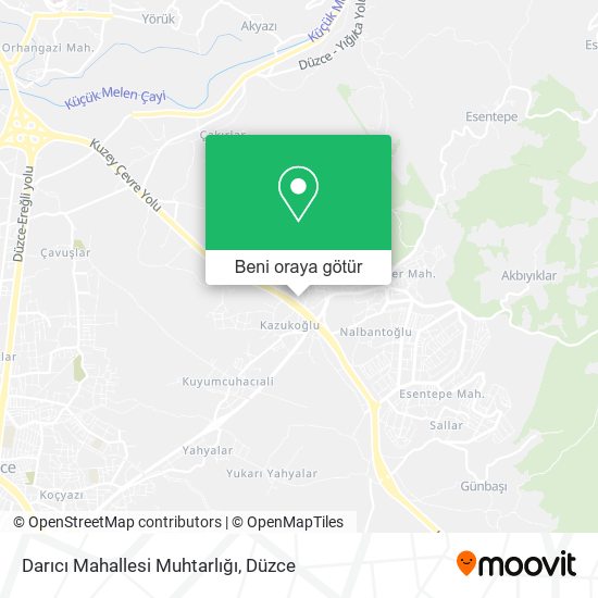Darıcı Mahallesi Muhtarlığı harita