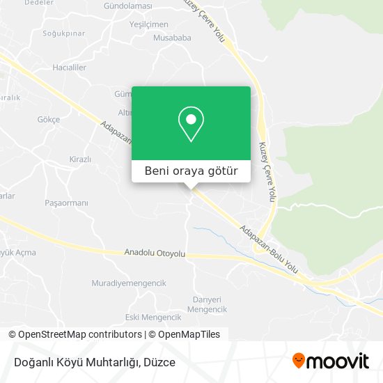 Doğanlı Köyü Muhtarlığı harita