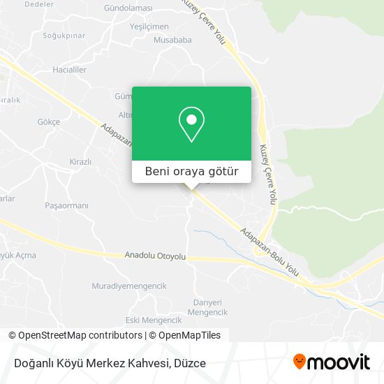 Doğanlı Köyü Merkez Kahvesi harita