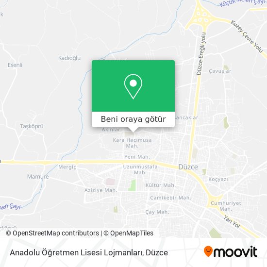 Anadolu Öğretmen Lisesi Lojmanları harita