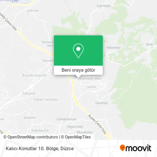 Kalıcı Konutlar 10. Bölge harita