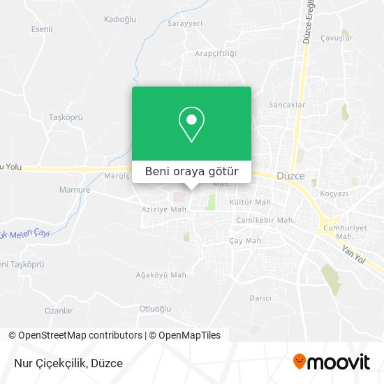 Nur Çiçekçilik harita