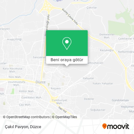 Çakıl Pavyon harita