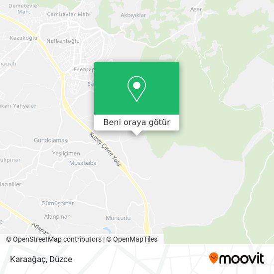 Karaağaç harita
