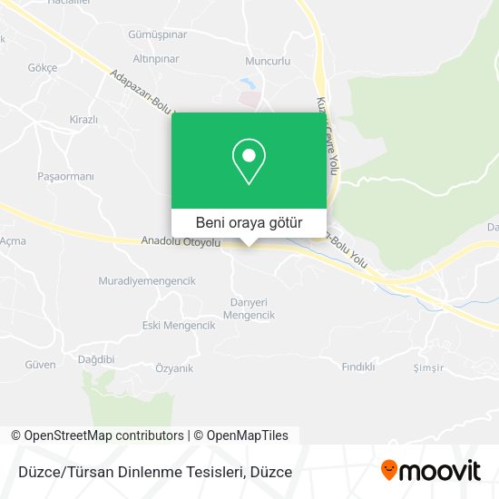Düzce / Türsan Dinlenme Tesisleri harita