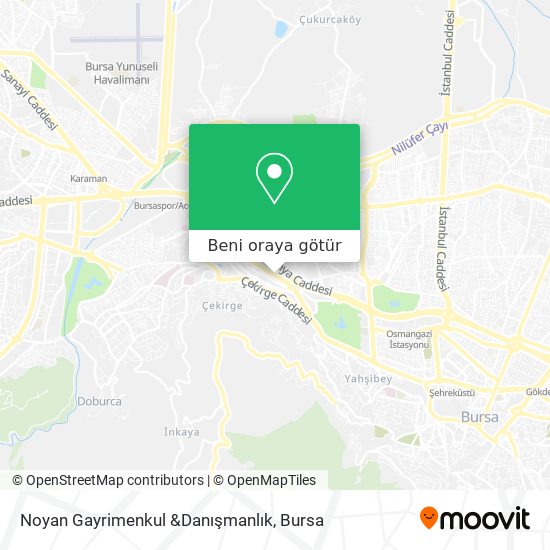 Noyan Gayrimenkul &Danışmanlık harita