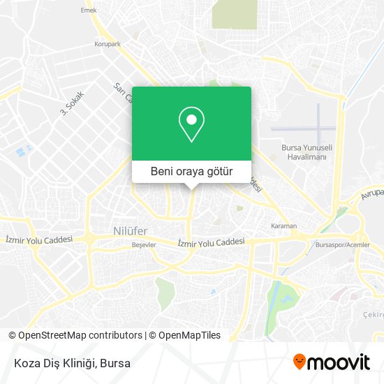 Koza Diş Kliniği harita