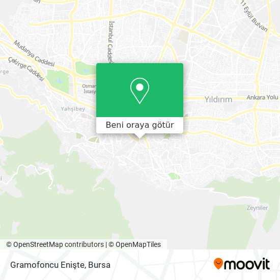 Gramofoncu Enişte harita