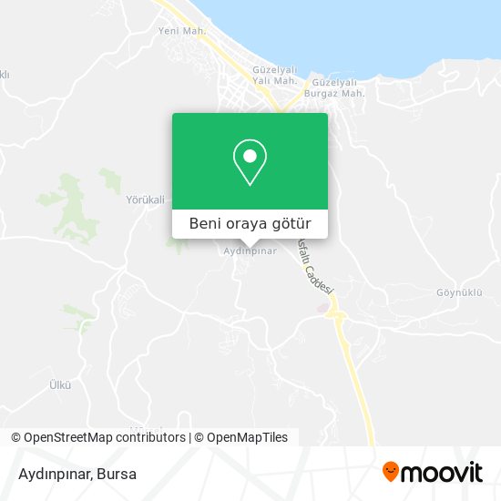 Aydınpınar harita