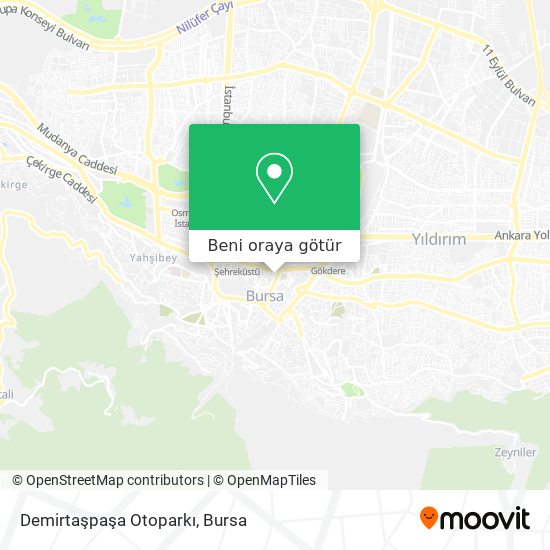 Demirtaşpaşa Otoparkı harita