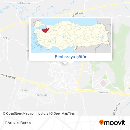 Görükle harita
