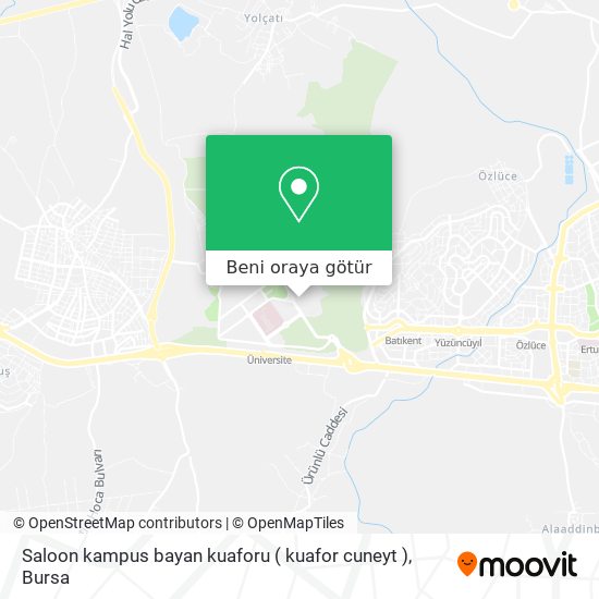 Saloon kampus bayan kuaforu ( kuafor cuneyt ) harita
