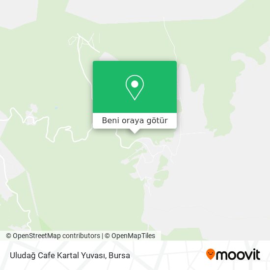 Uludağ Cafe Kartal Yuvası harita