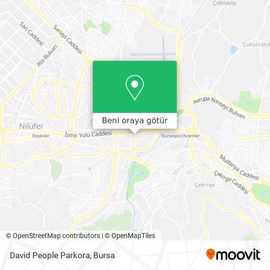 David People Parkora harita