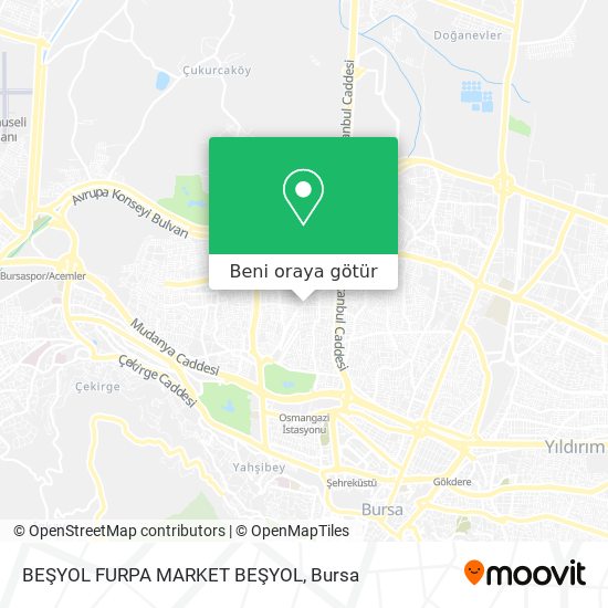 BEŞYOL FURPA MARKET BEŞYOL harita