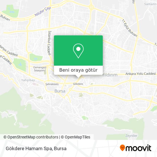 Gökdere Hamam Spa harita