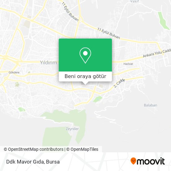 Ddk Mavor Gıda harita