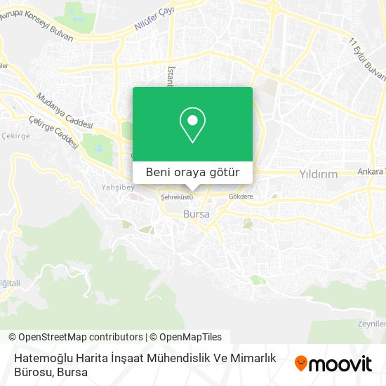 Hatemoğlu Harita İnşaat Mühendislik Ve Mimarlık Bürosu harita