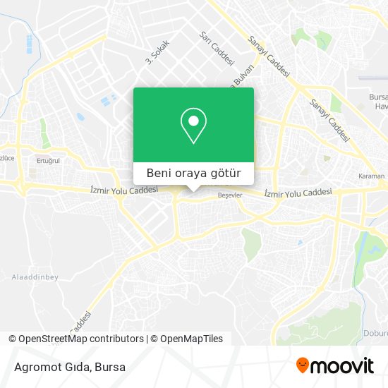 Agromot Gıda harita