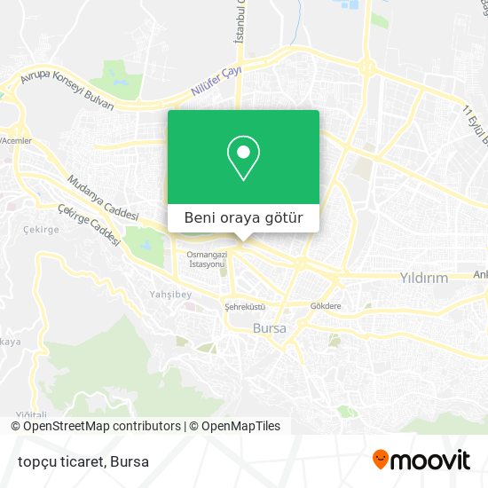 topçu ticaret harita