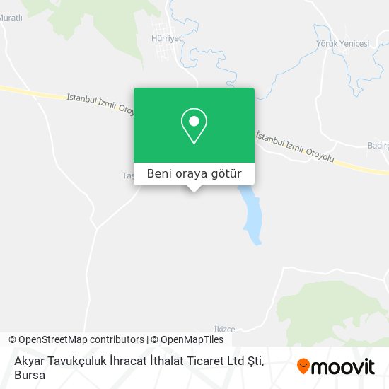 Akyar Tavukçuluk İhracat İthalat Ticaret Ltd Şti harita