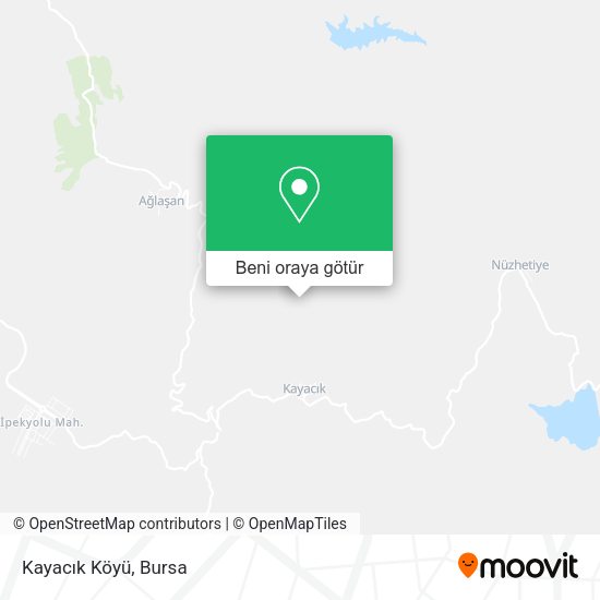 Kayacık Köyü harita