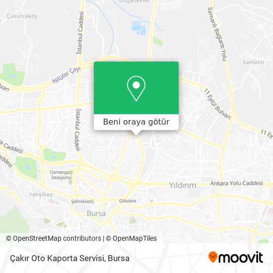 Çakır Oto Kaporta Servisi harita