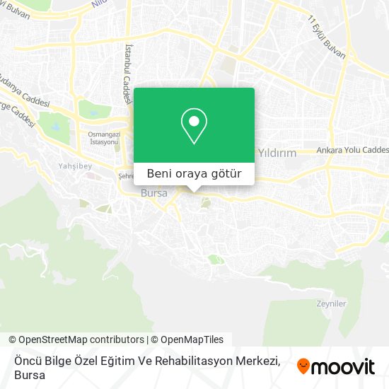Öncü Bilge Özel Eğitim Ve Rehabilitasyon Merkezi harita