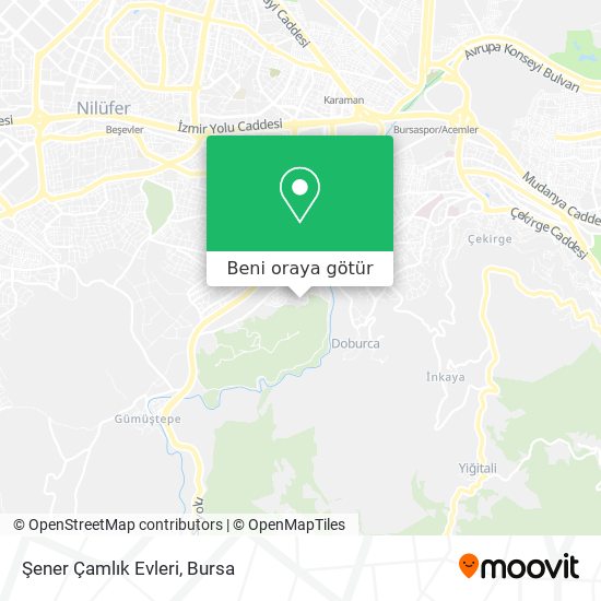 Şener Çamlık Evleri harita