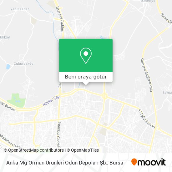 Anka Mg Orman Ürünleri Odun Depoları Şb. harita