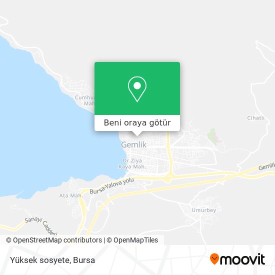 Yüksek sosyete harita