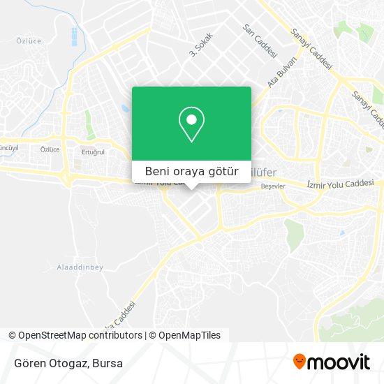 Gören Otogaz harita