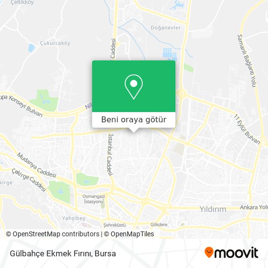 Gülbahçe Ekmek Fırını harita